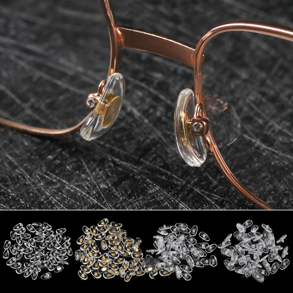 Bộ 3 cặp miếng đệm mũi chống trượt cho mắt kính, đệm mũi kính bằng silicone cực mềm PK3