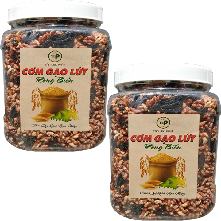 CƠM GẠO LỨT RONG BIỂN THƯƠNG HIỆU TLP - 2 HŨ 1KG