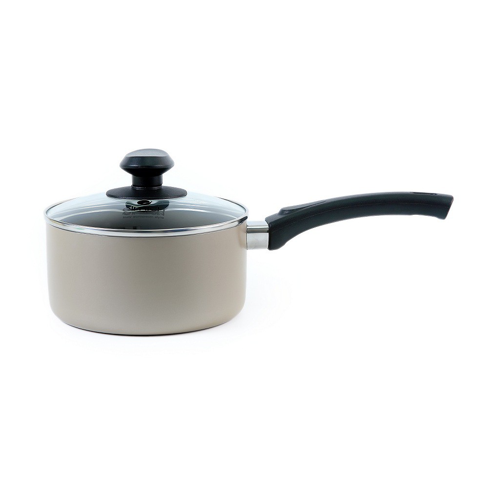 Bộ quánh chảo Elmich Baby EL-1167 2 cái chống dính Whitford cao cấp, đáy từ, size 16cm, màu ngẫu nhiên-Hàng chính hãng
