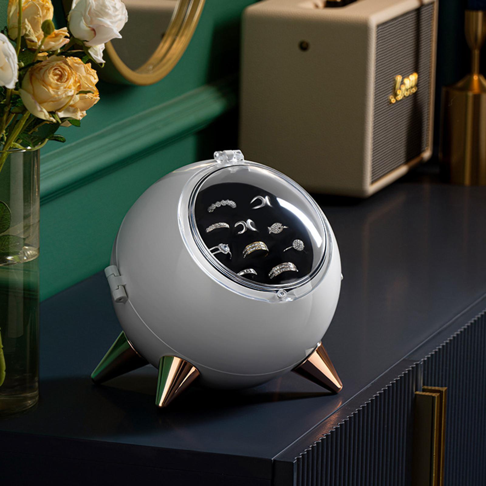 Rings Storage Bracelet 3 Layer Earring Holder White