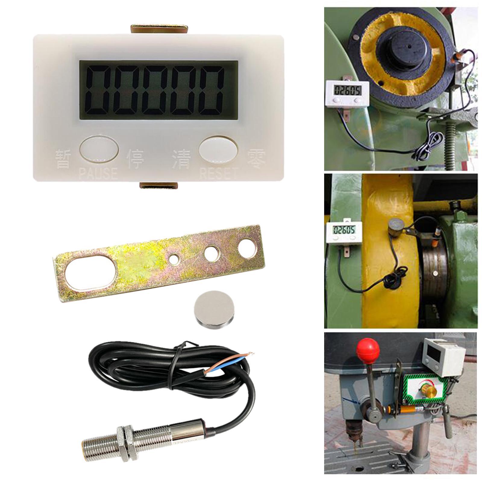 Five Digit Induction Counter Industrial Electronic Digital Display LCD