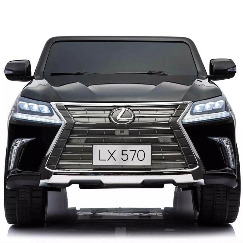 Ô tô xe điện điều khiển tự lái LEXUS 570 bánh hơi ghế da cao cấp sơn quây (Đỏ-Trắng-Xanh-Đen