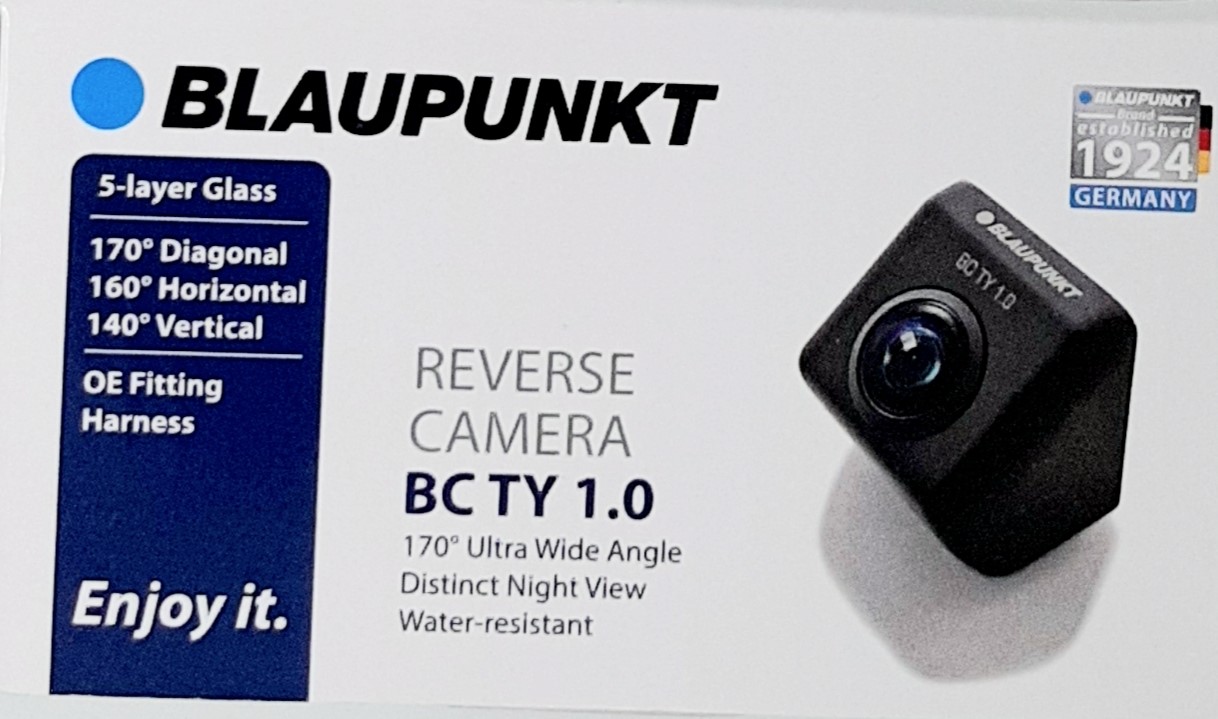 Camera Lùi Blaupunkt BC TY 1.0 Nhỏ Gọn, Được Giấu Kín, Tính Thẩm Mỹ Cao