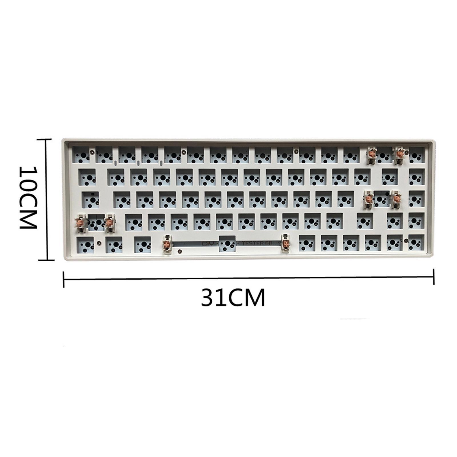 Mechanical Keyboard DIY Kit Hot-Swappable Shaft Base Axis for Windows PC