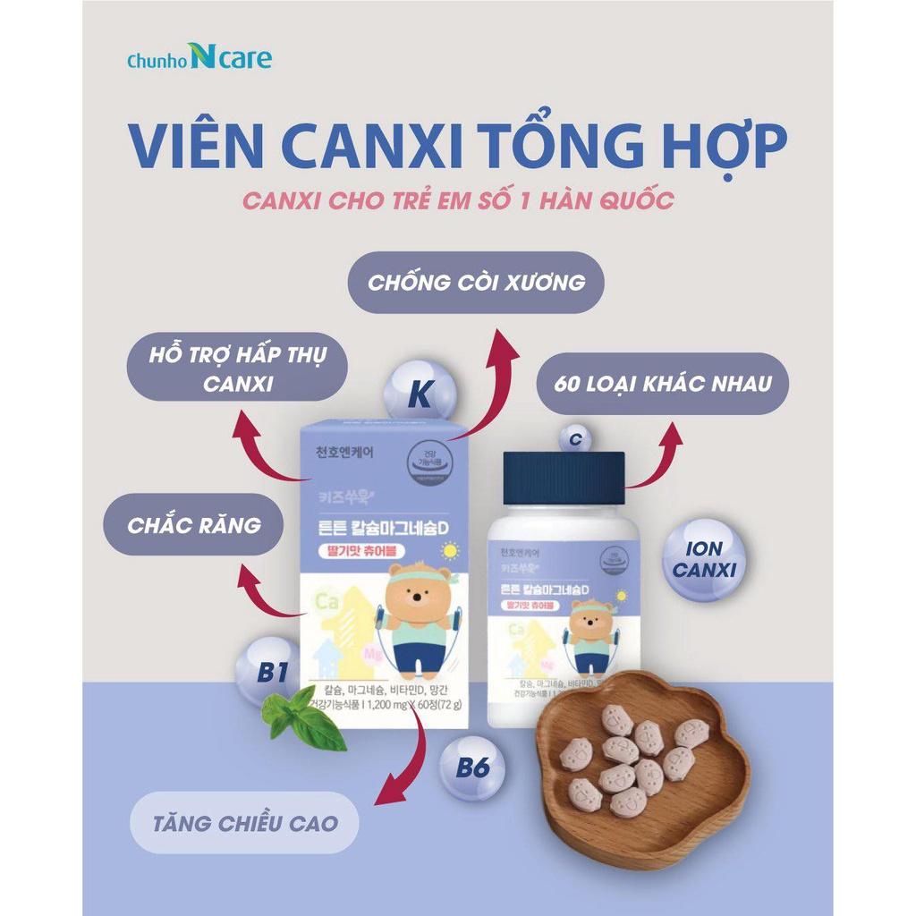 Viên Canxi tổng hợp Chunho Ncare – Chống Còi Xương, Tăng Chiều Cao | CHUNHO QUẬN 2