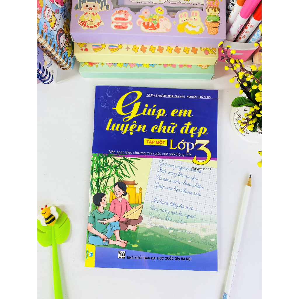 Sách - Combo 2 tập Giúp Em Luyện Chữ Đẹp Lớp 3 - Biên soạn theo CT GDPT mới - ndbooks