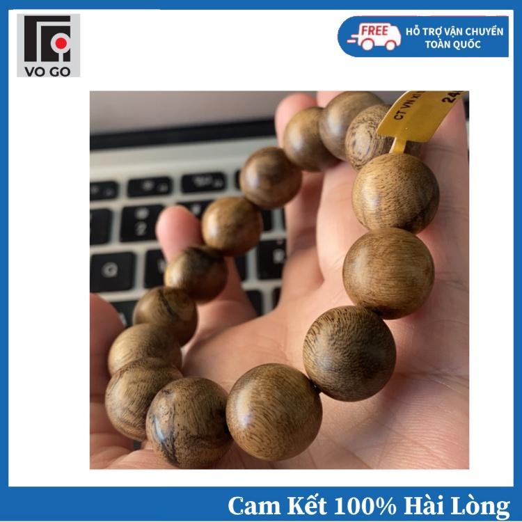Vòng Đeo Tay Trầm Hương Hạt 14mm