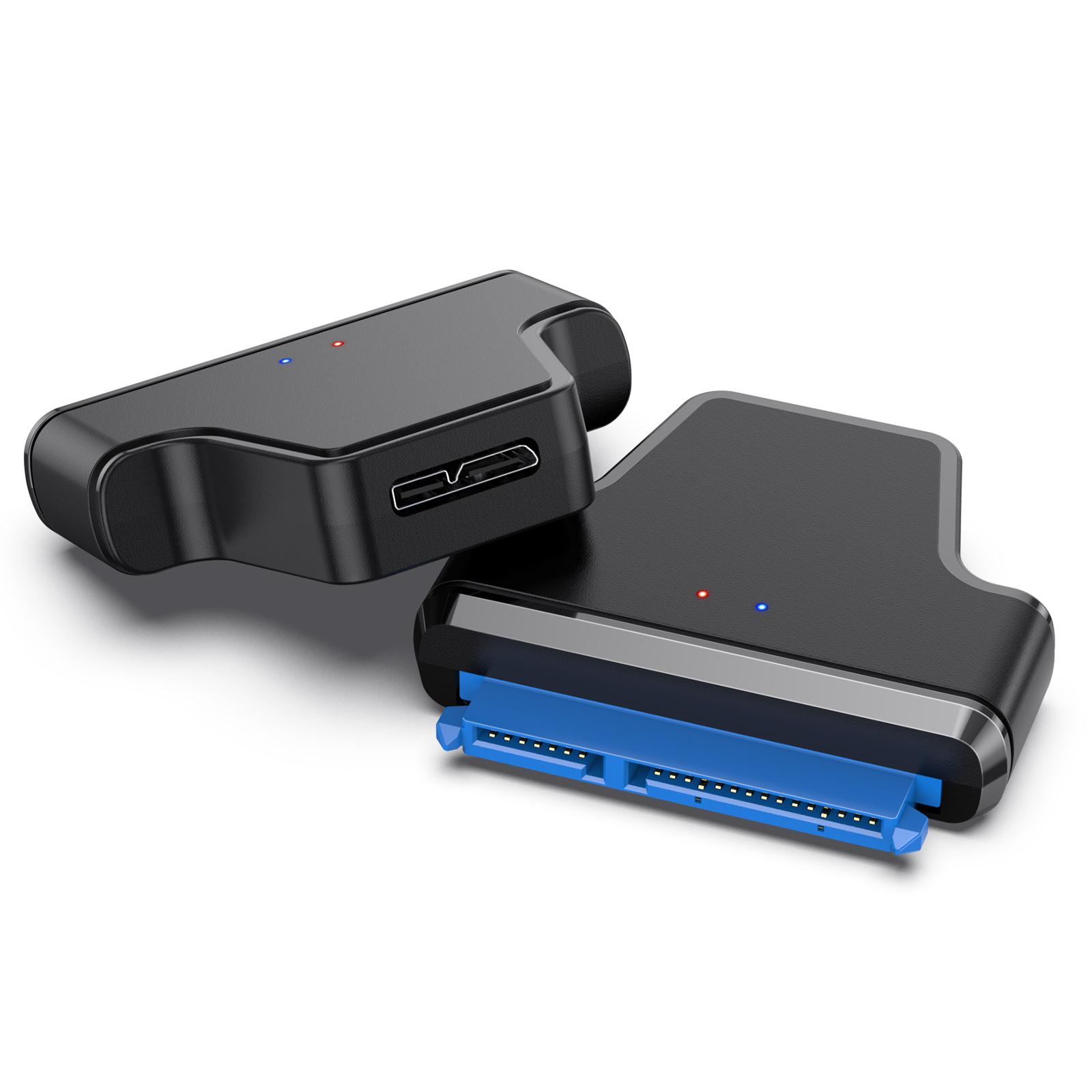 Bộ chuyển đổi SATA sang USB USB3.0 3.1 Cáp ổ cứng ngoài SATA 22pin chuyển đổi đĩa cứng W/ UASP cho 2.5 "ổ cứng/ SSD