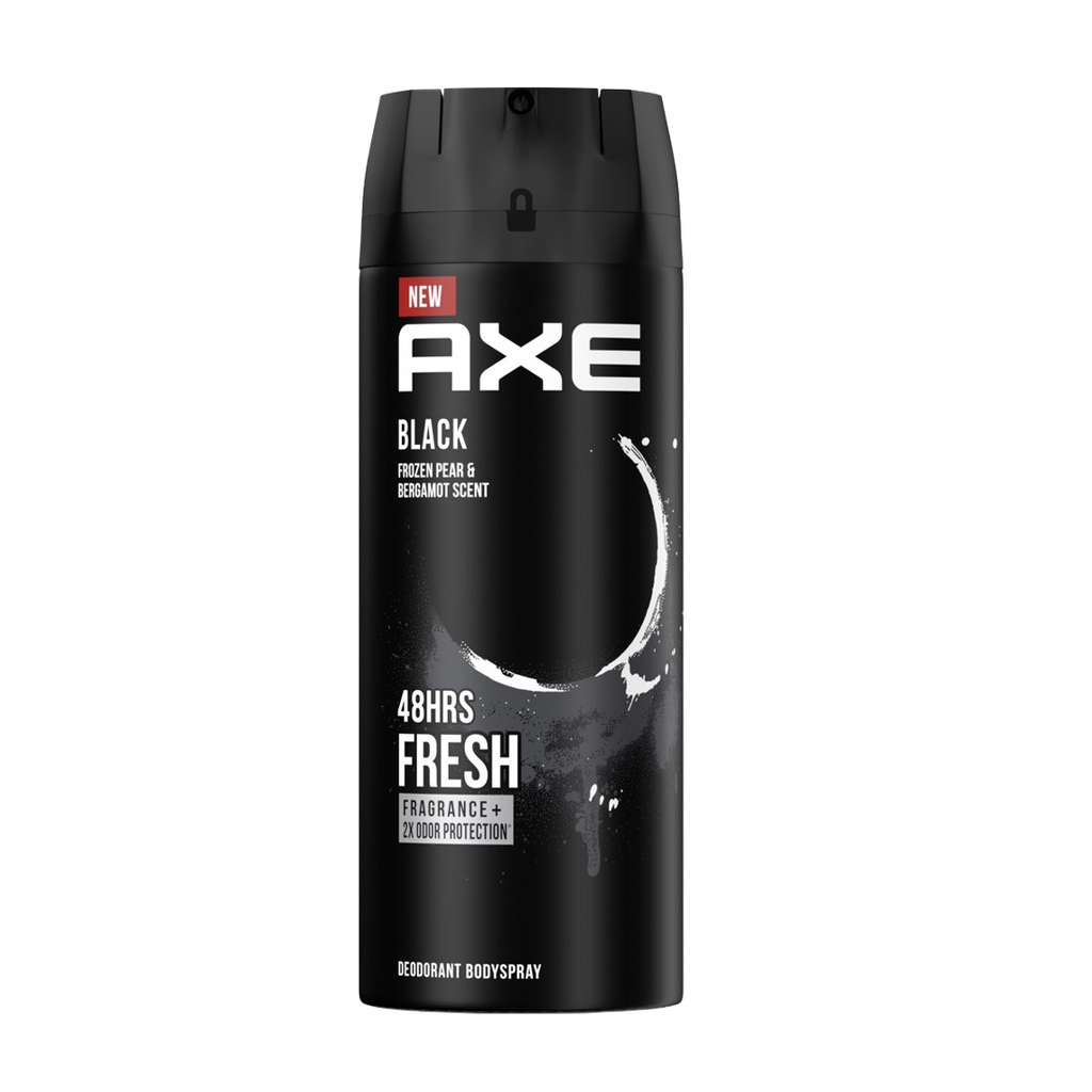 Combo 6 Xịt khử mùi nam A-xe Black 150ml