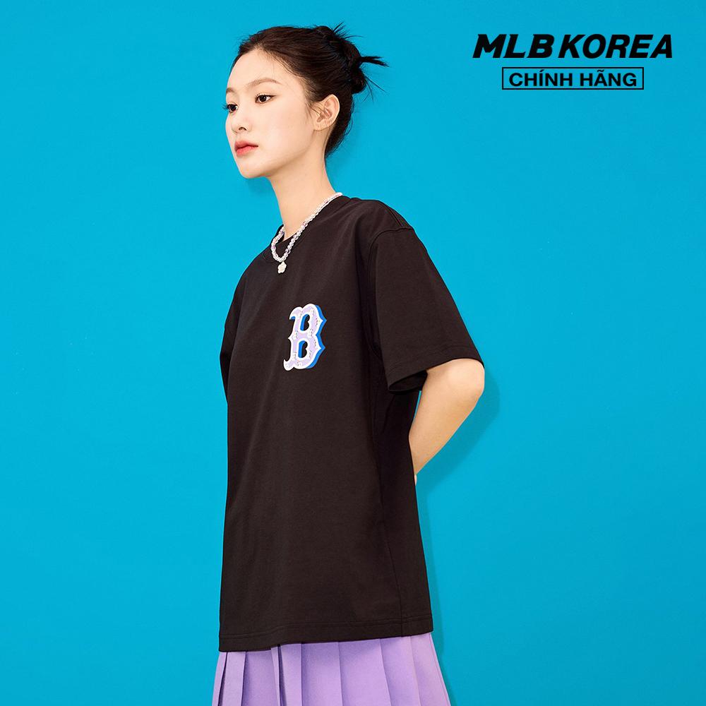 MLB - Áo thun unisex cổ tròn tay ngắn Monotive Overfit 3ATSM3033