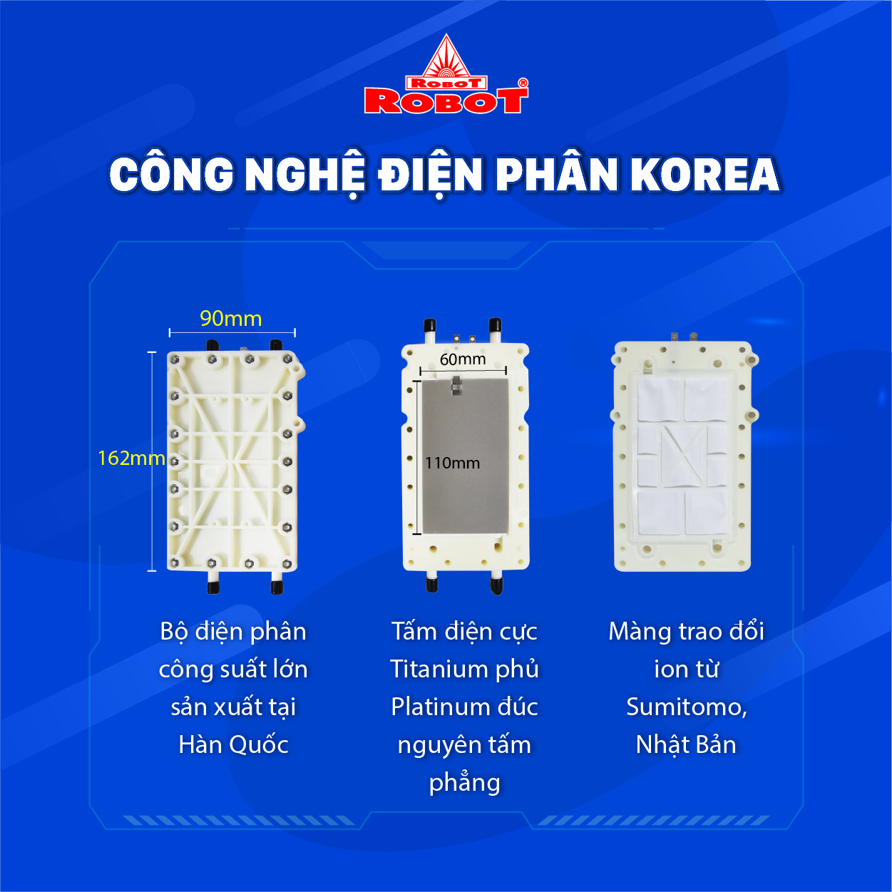 Máy Lọc Nước ĐIện Giải Ion Kiềm ROBOT UHC 4511 Chức Năng Nóng Lạnh - Hàng Chính Hãng