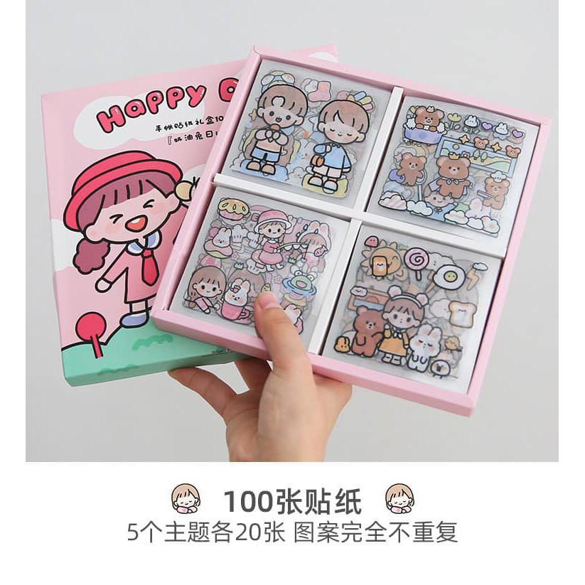 1000 Miếng dán sticker  cho bé yêu trang trí