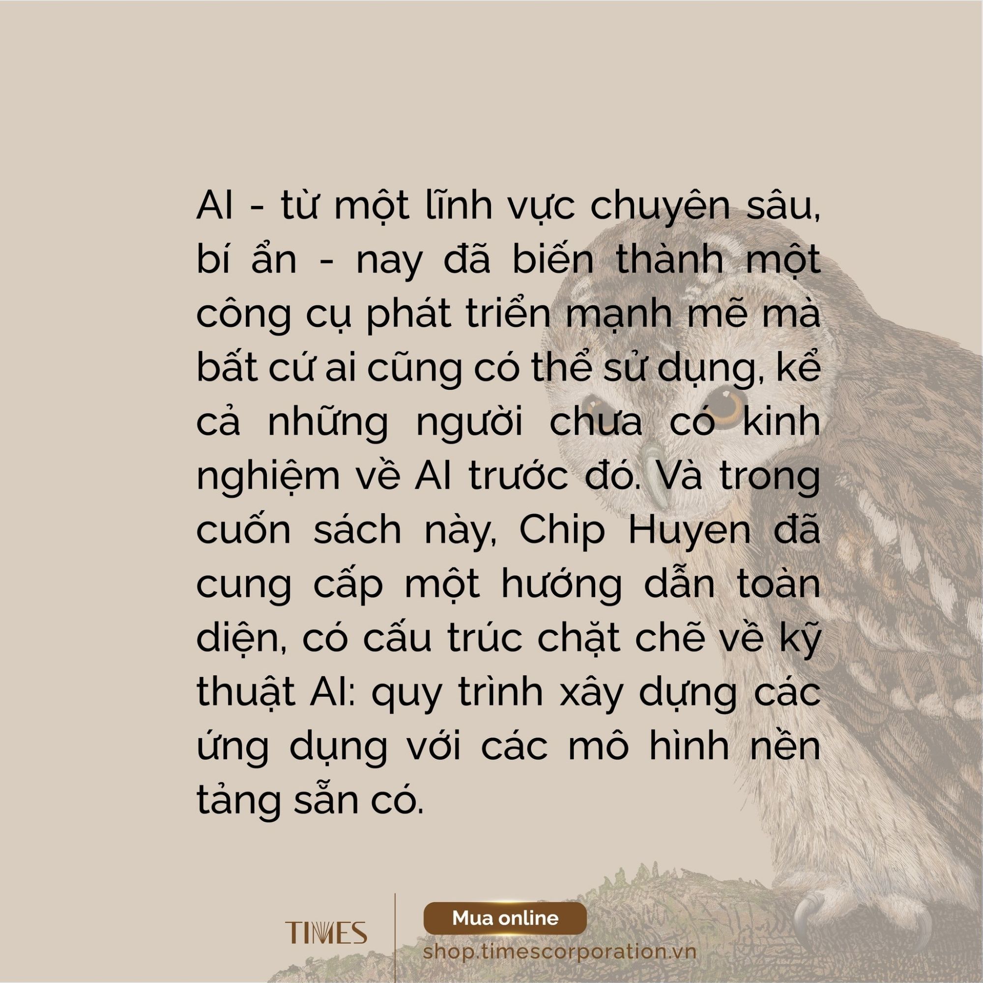 Sách Kỹ thuật AI: Xây dựng ứng dụng với mô hình nền - Tác giả CHIP HUYEN