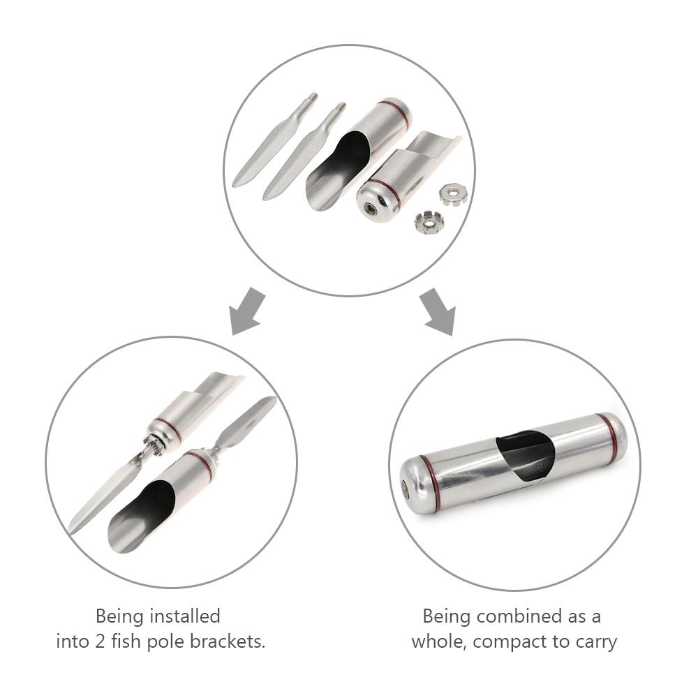 2 Giá đỡ cần câu cá bằng thép không gỉ