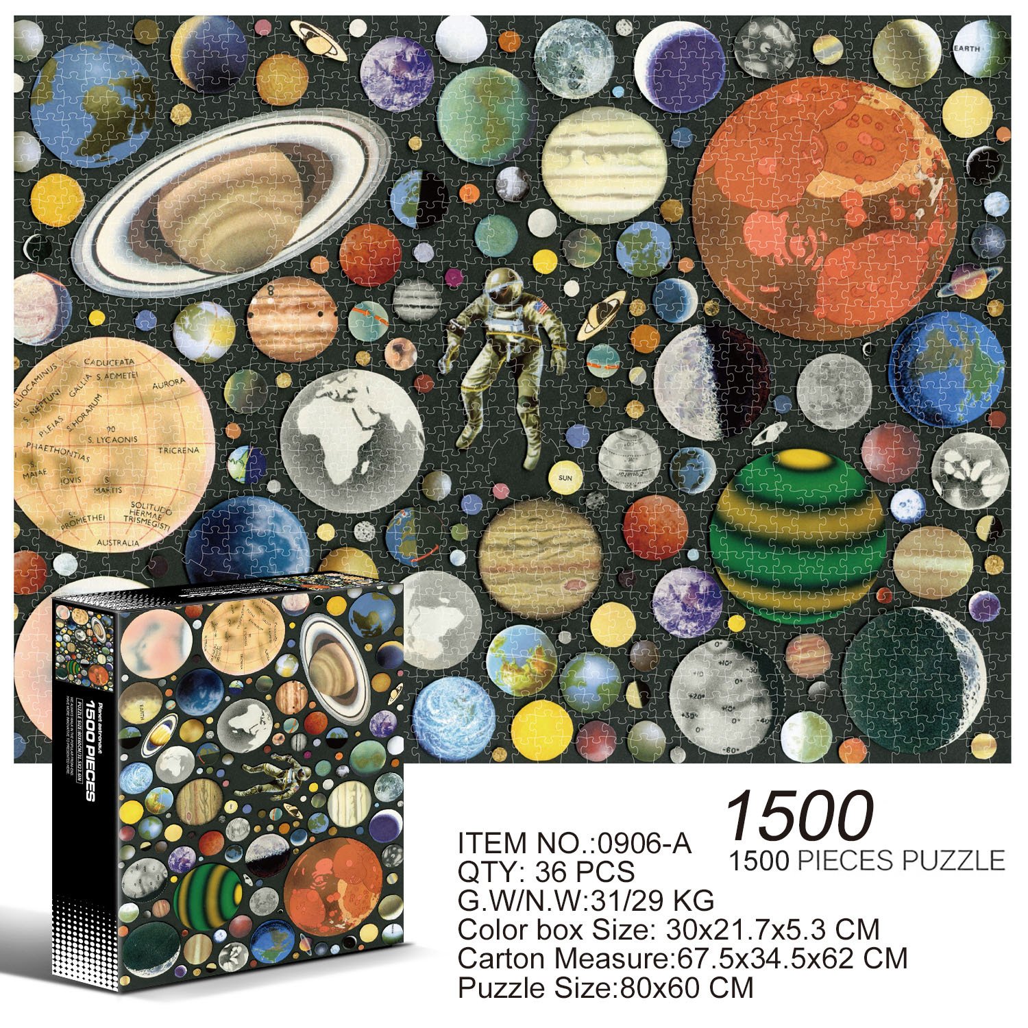 Bộ Tranh Ghép Xếp Hình 1500 Pcs Jigsaw Puzzle Bản Cao Cấp