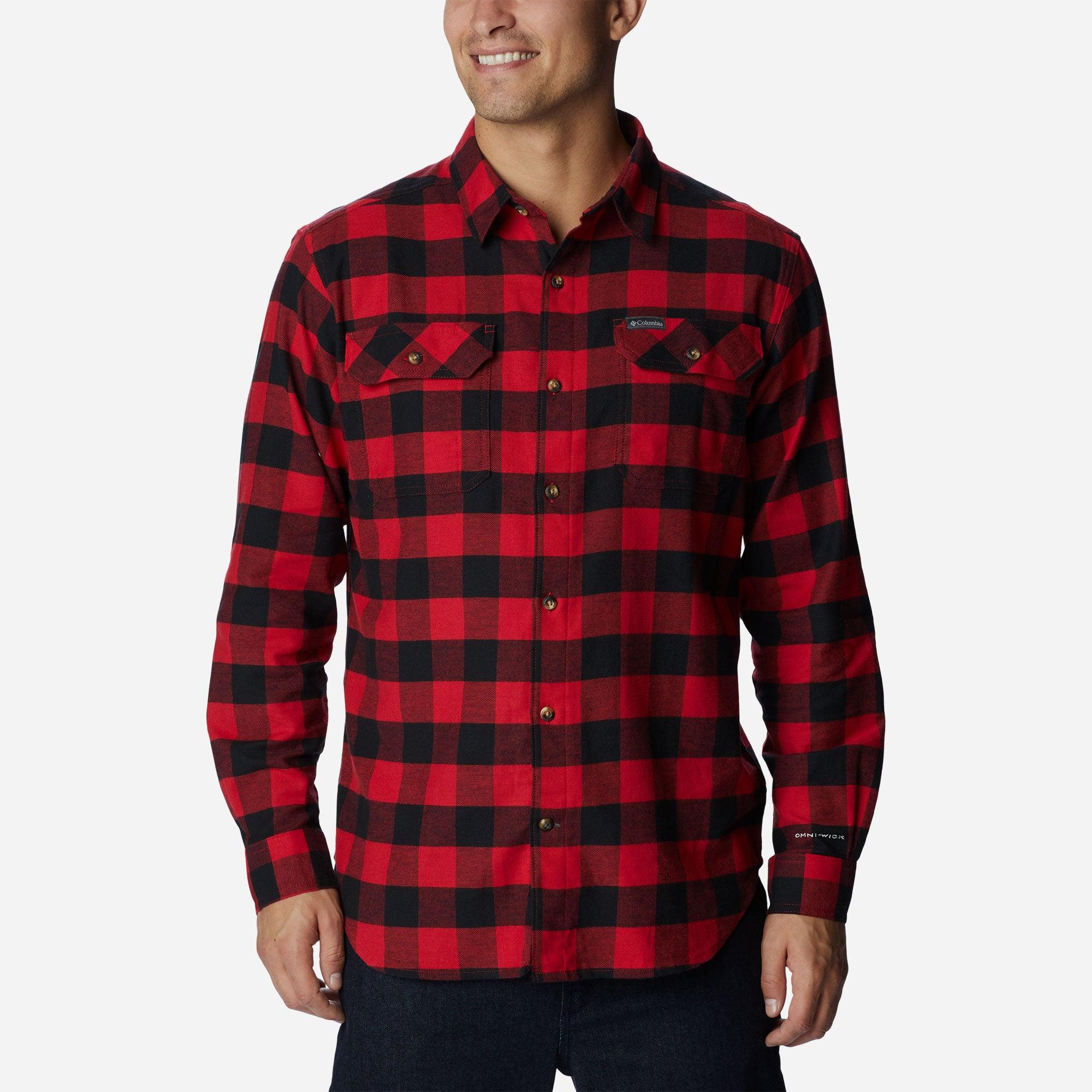 Áo sơ mi dài tay chống nắng nam Columbia Flare Gun Stretch Flannel - 1861585616