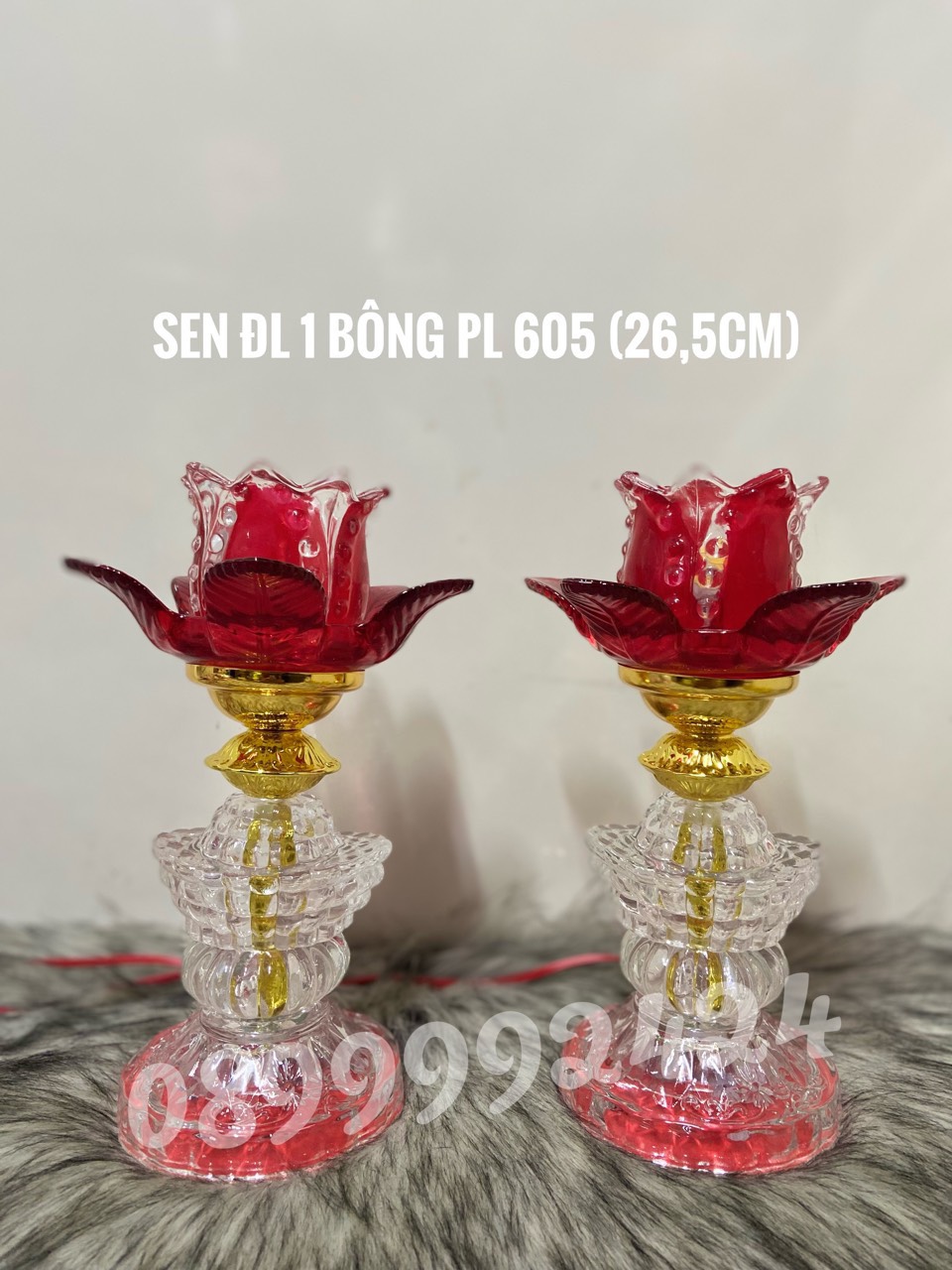 ĐÈN THỜ PHA LÊ CAO CẤP 605 1 CẶP