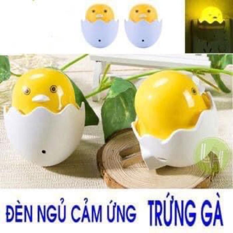 ĐÈN NGỦ CẢM ỨNG HÌNH TRỨNG GÀ - TỰ ĐỘNG SÁNG KHI TRỜI TỐI