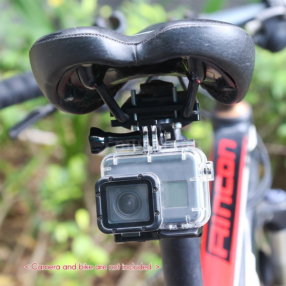 Phụ kiện gắn yên xe đạp bằng hợp kim nhôm cho Gopro Hero 7 / 6 / 5 / 4 Hero  SJCAM và ark