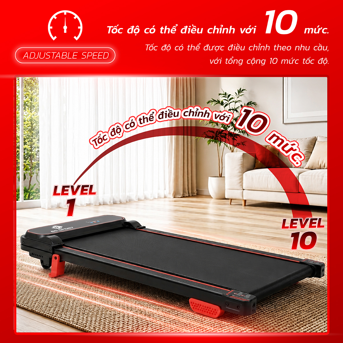 BG Máy chạy bộ TM-420, Máy Chạy Bộ Tại Chỗ máy tập cầm tay máy tập chạy bộ (hàng nhập khẩu)