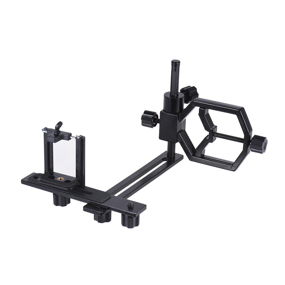 Universal Metal Telescope Phone Digital Camera Mount Adapter Bracket Smartphone Holder Clip for Monocular Spotting Scope