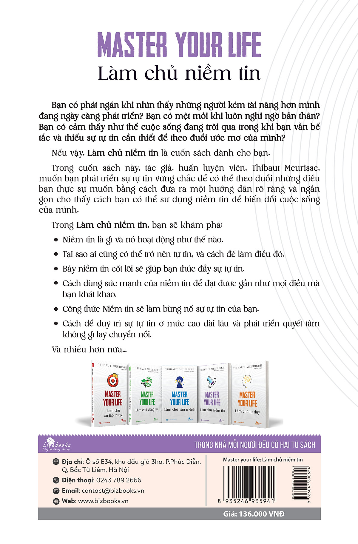 Sách Master Your Life - Làm Chủ Niềm Tin - BẢN QUYỀN