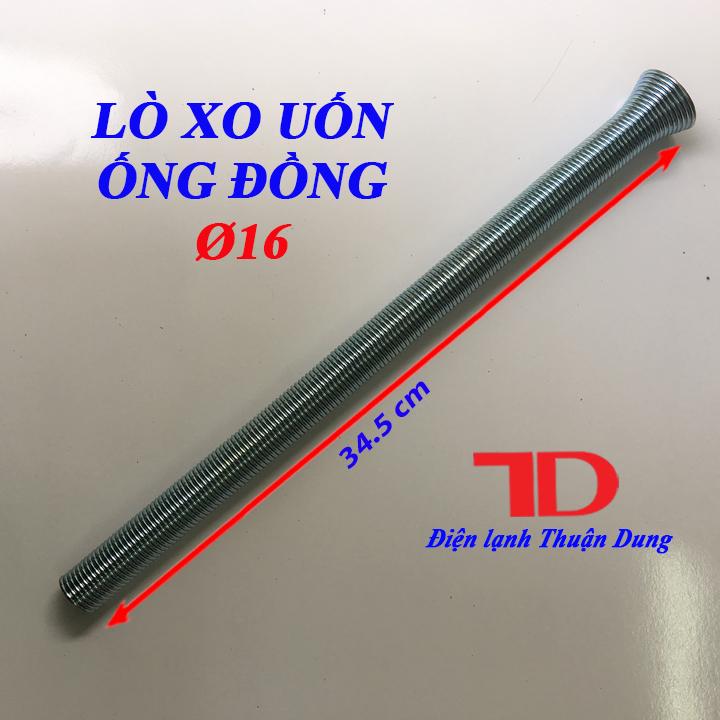 Lò xo uốn ống đồng phi 16 luồn ngoài ống