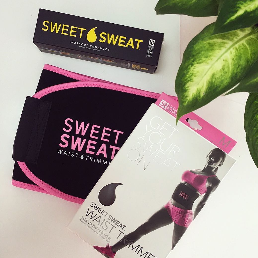 Bộ đai và gel Sweet Sweat tặng túi tập gym (đốt mỡ, hỗ trợ giảm cân, săn chắc)