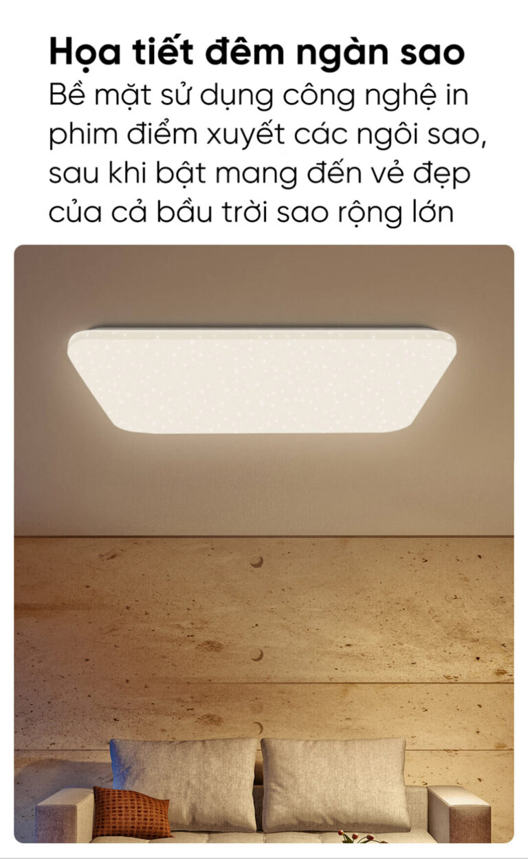 ĐÈN LED ỐP TRẦN THÔNG MINH YEELIGHT Starry Sky Series A2001R900 (Xiaomi Youpin) - HÀNG CHÍNH HÃNG - BẢN QUỐC TẾ - HỖ TRỢ APPLE HOMEKIT