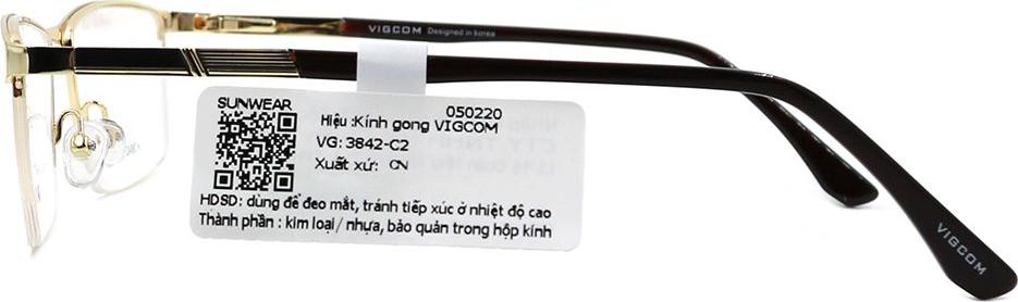 Gọng kính chính hãng Vigcom VG3842