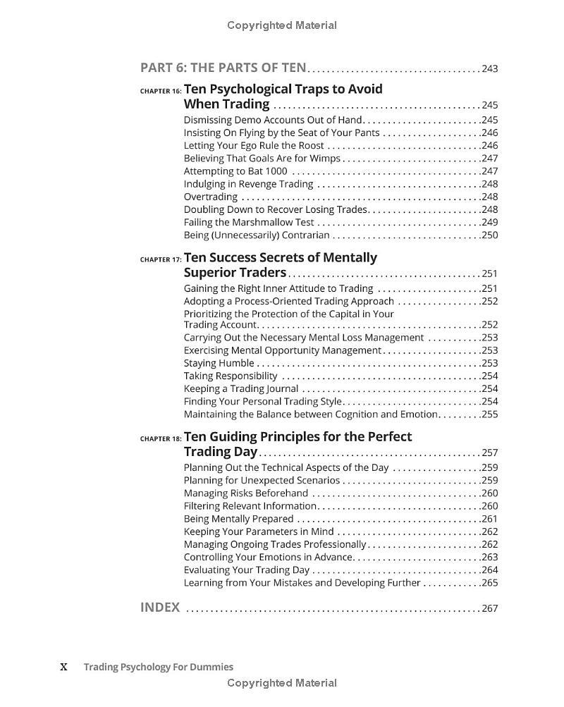 Sách ngoại văn: Trading Psychology For Dummies