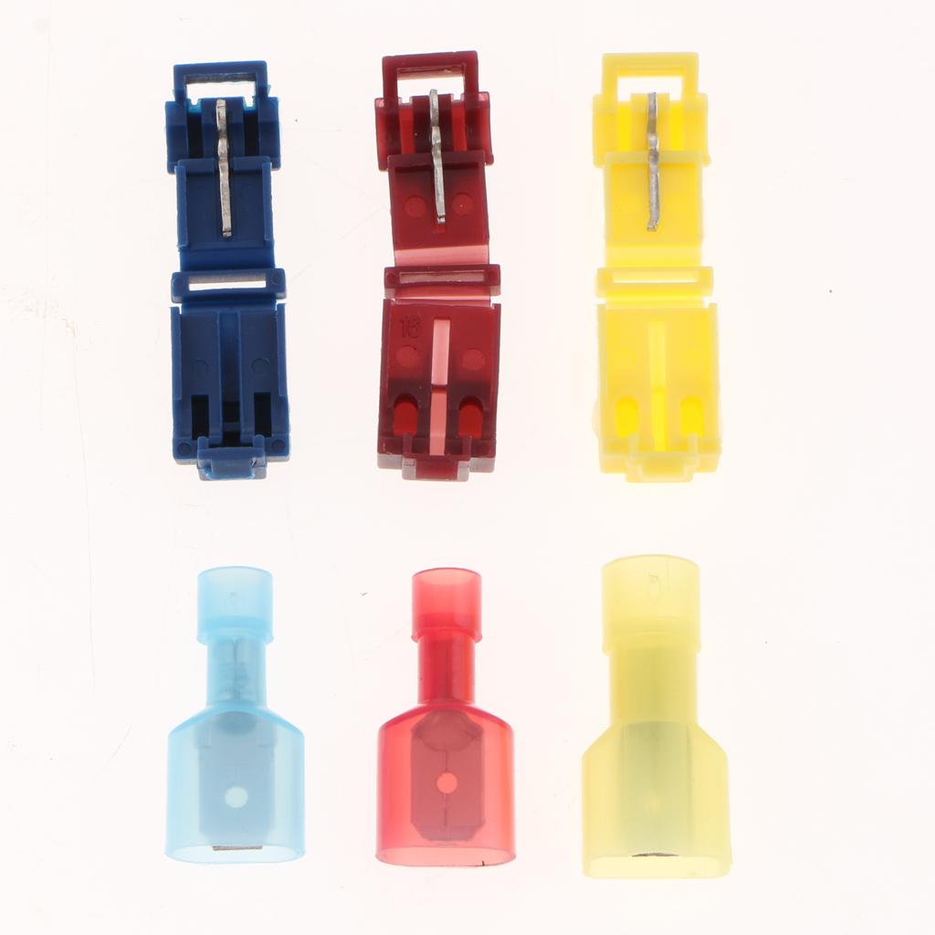 96Pieces Quick Wiring Electrical Insulated Terminals Connector Kit