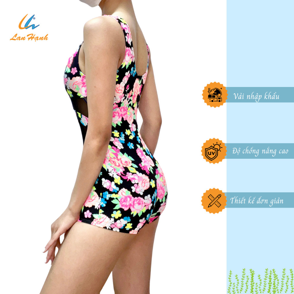 Bộ Bơi Nữ Một Mảnh Short 30081 Lan Hạnh