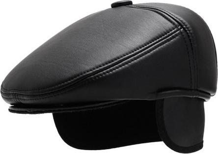 Mũ nồi – Nón Beret da PU cao cấp có cài bấm phía trước – Món quà ý nghĩa tặng ông, tặng bố