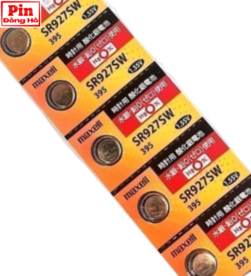 [HCM] Pin 927 Maxell SR927SW PRO - 1 vỉ 5 viên - Dùng cho Cmos, đồ chơi, thiết bị điện tử, đồng hồ