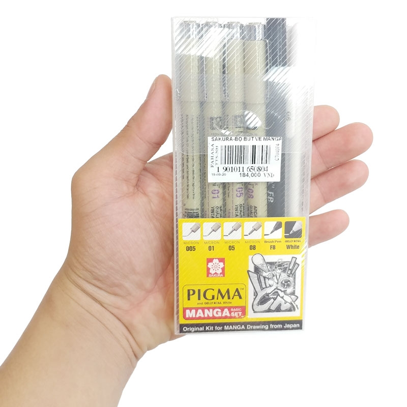 Bút Cọ Màu Pigma Brush Sakura (8 Màu)