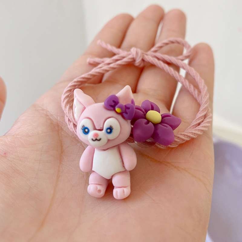 Set 5 Cột Tóc Vải Hình Thỏ