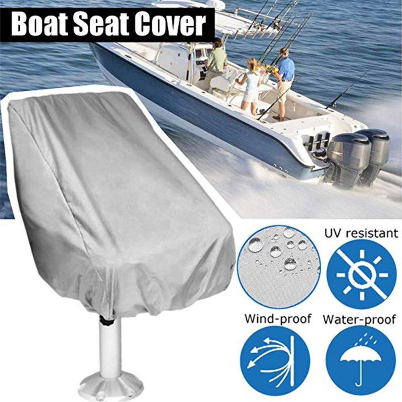 2X Boat Seat Cover Outdoor Yacht Waterproof  Protection