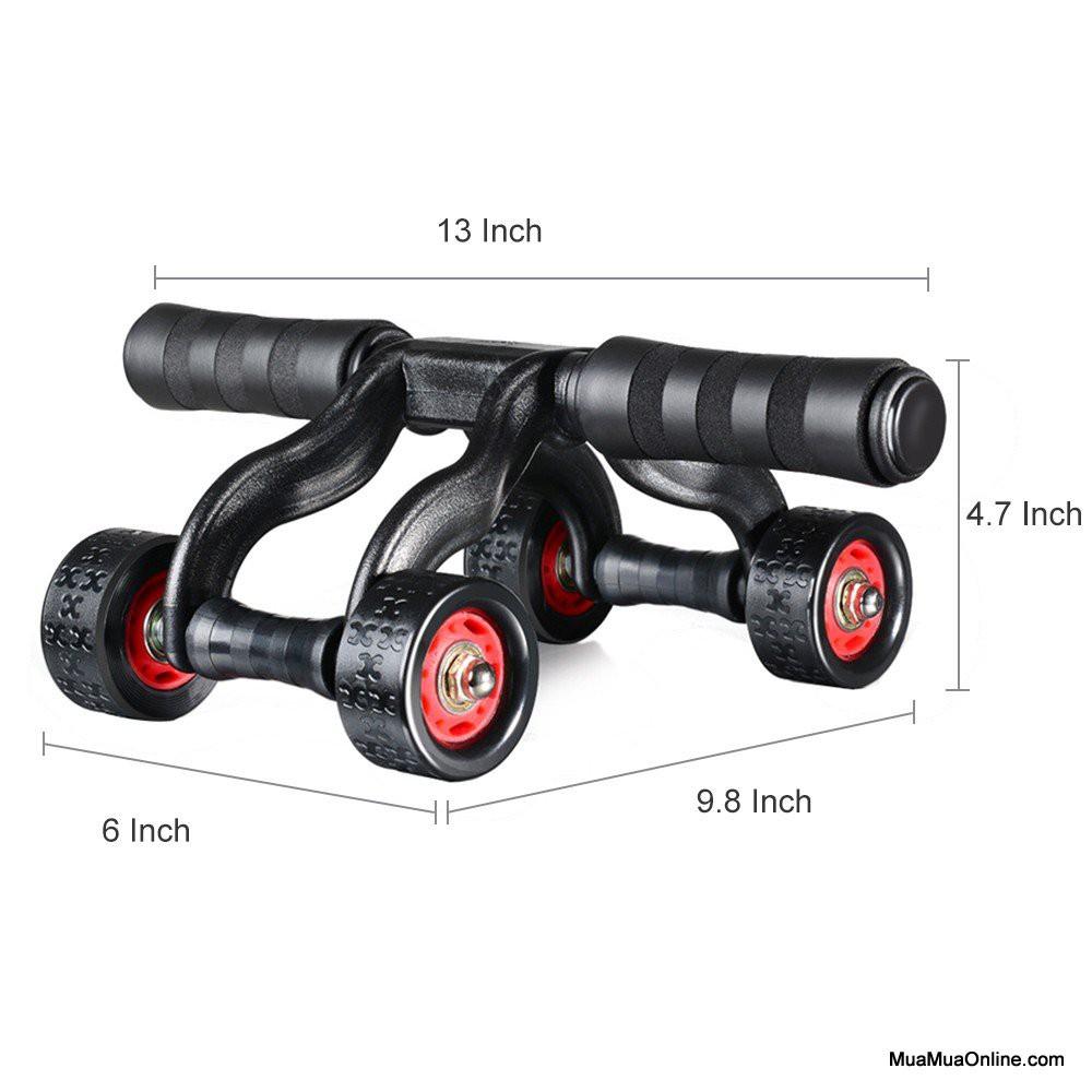 Con Lăn 4 Bánh Tập Cơ Bụng Ab Roller