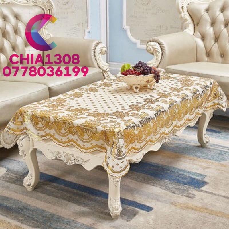 KHĂN TRẢI BÀN PHÒNG KHÁCH KÍCH CỠ RỘNG 90cm, DÀI 150cm, KHĂN TRẢI BÀN NHỰA PVC chống thấm nước