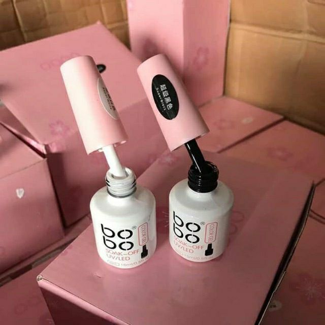 Sơn Gel Bobo Đen, Trắng Và Đỏ - Chai 15ml