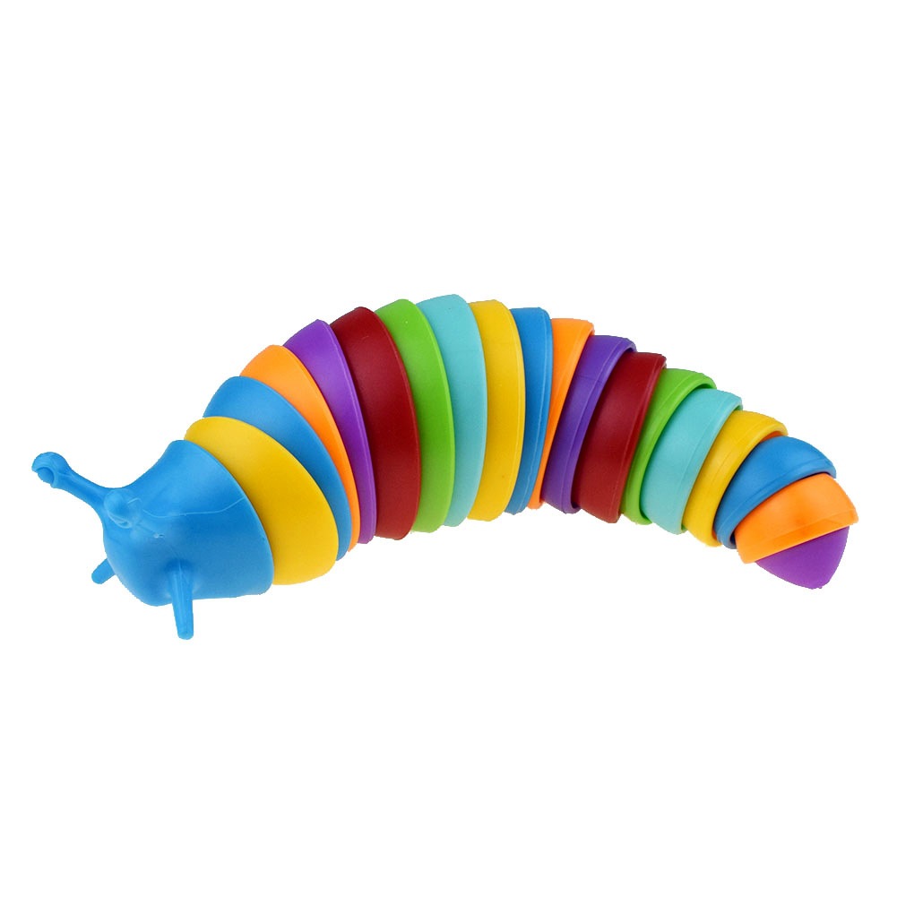 Đồ chơi Con Sâu Hot Tiktok Finger Slug loại to 19 cm phát âm thanh vui nhộn nhiều màu ngộ nghĩnh xoay 360 xả stress Unboxing