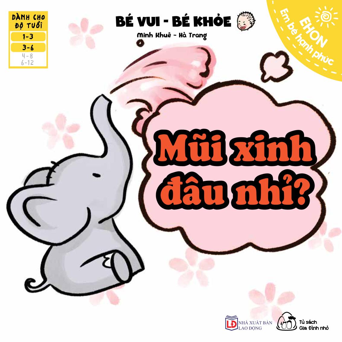 Sách Ehon - Bộ 10 cuốn - Bé vui bé khỏe