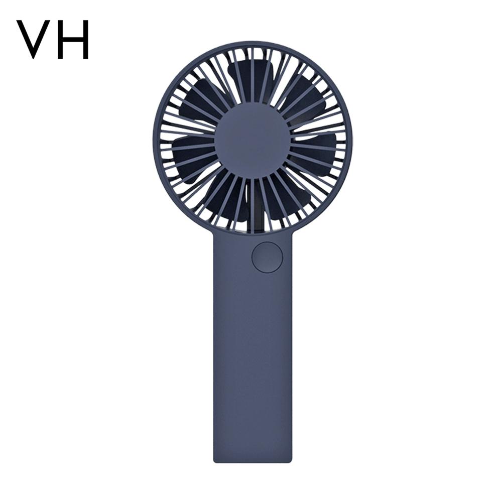 VH Mini Handheld Fan Portable Fan w/3 Speed Adjustable/USB Rechargeable Battery/Fashion Lanyard Cooling Face Fan Small