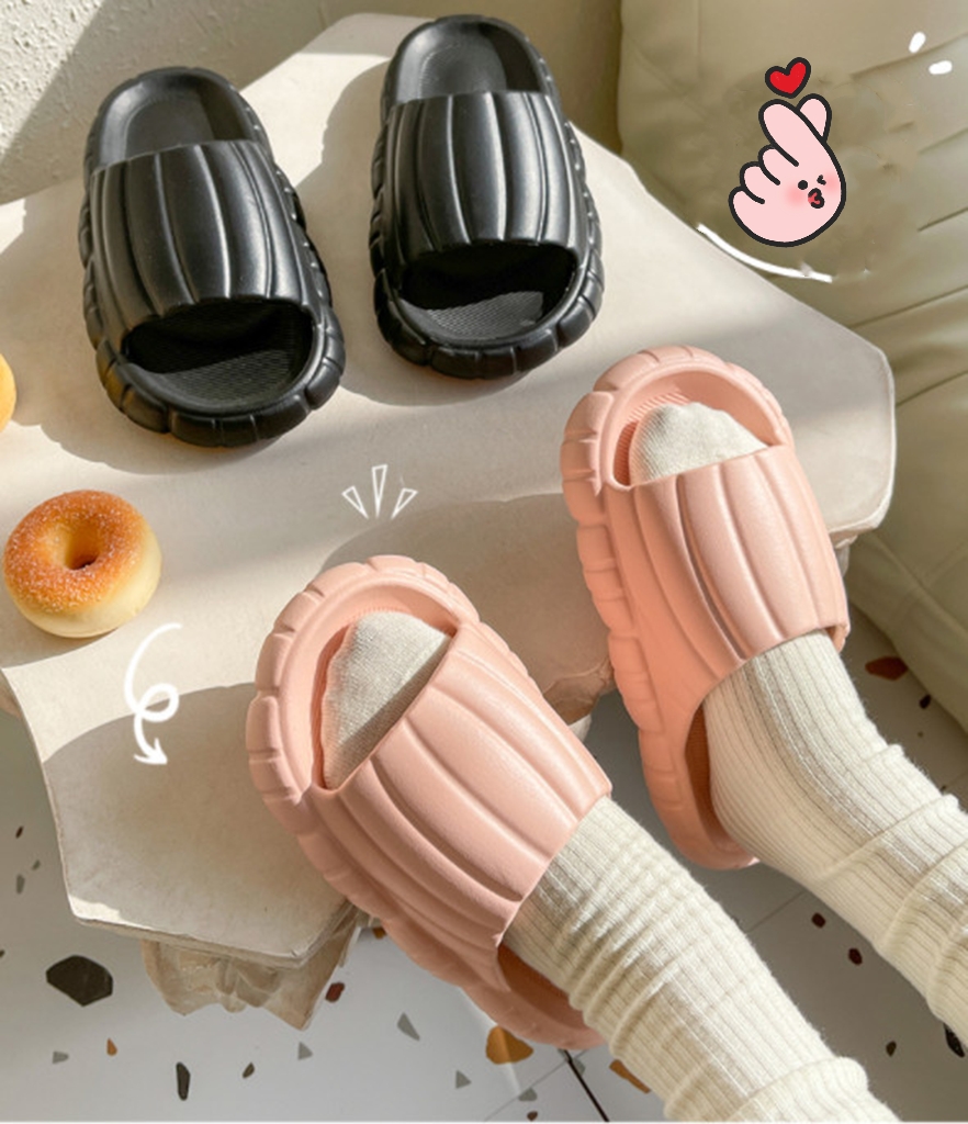 Dép bánh mì pastel thời trang Hàn Quốc cao cấp đi chơi đi trong nhà êm chân chống trượt giá rẻ cho nam nữ