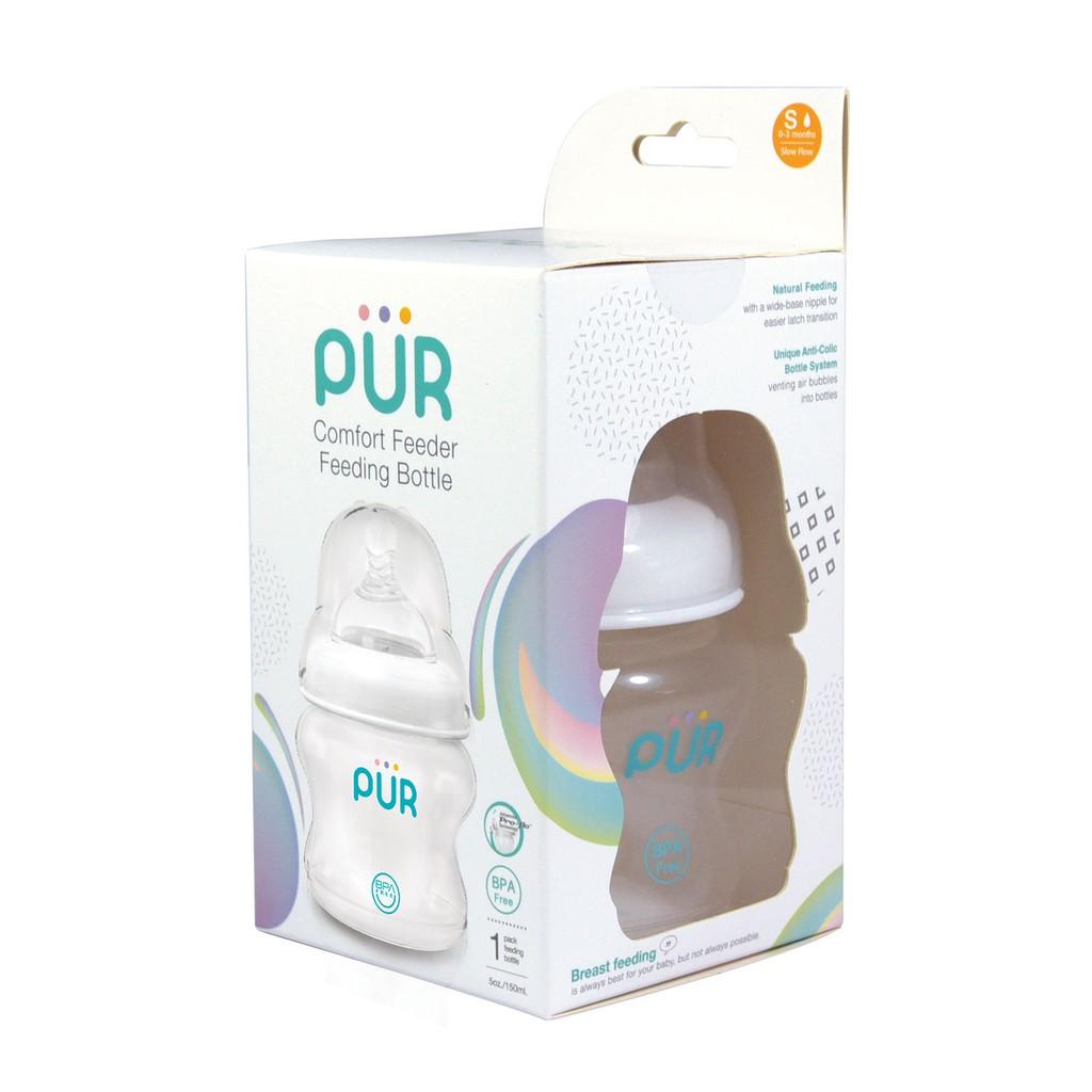 Bình sữa miệng rộng PUR Comfort Feeder 150ml