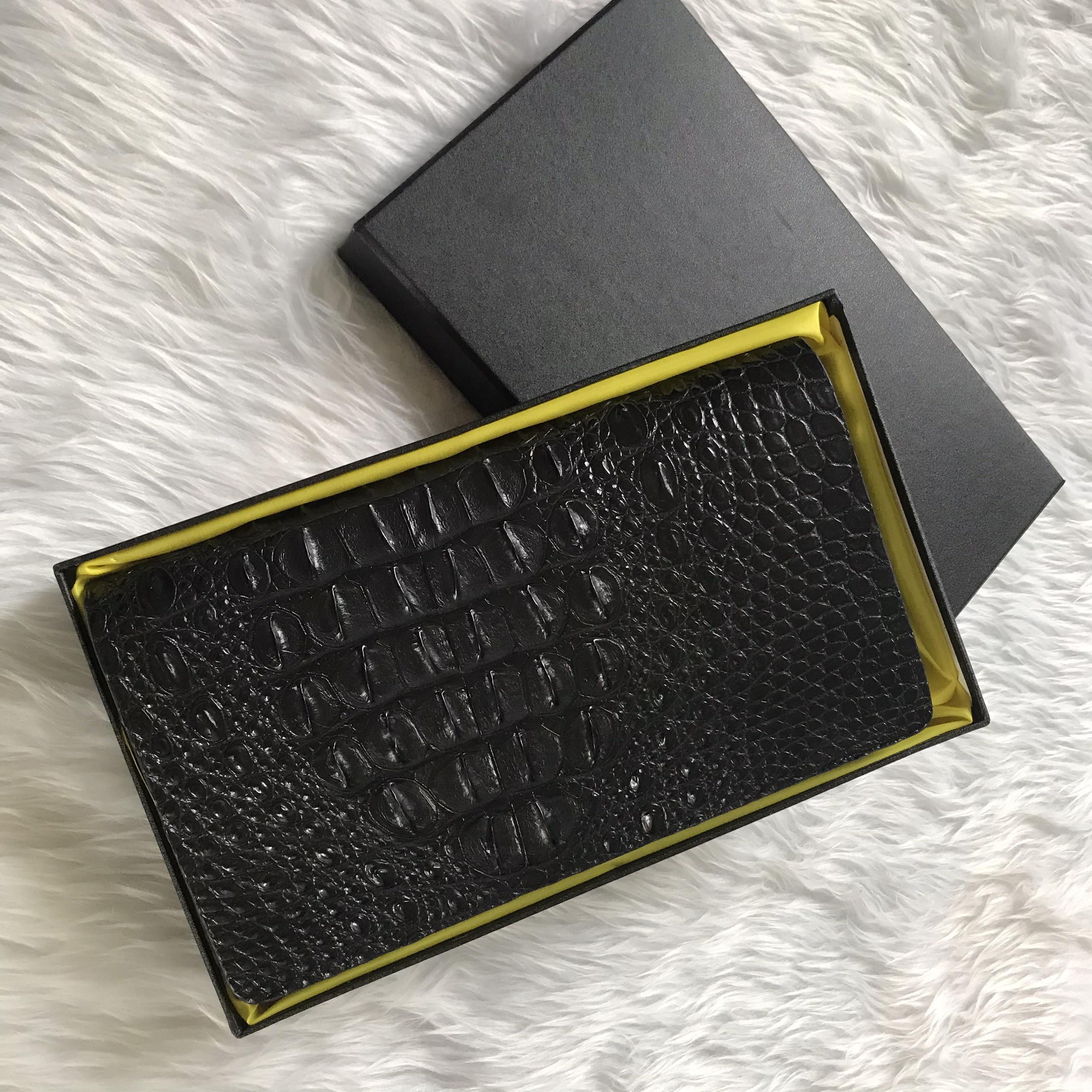 VÍ CẦM TAY DA CÁ SẤU FULLBOX