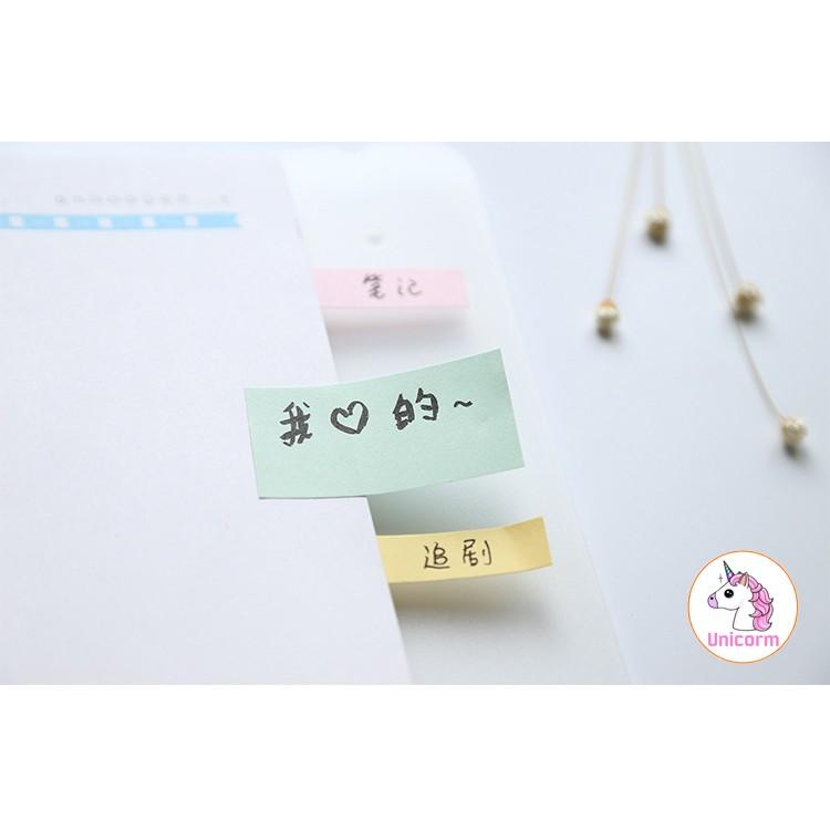 Giấy ghi chú - note bookmark sổ Còng