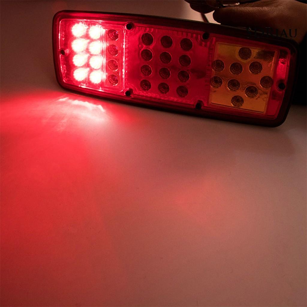 2 Đèn Đuôi Xe Ô Tô Hl-R-017 36 Bóng Led Dc 12 / 24v