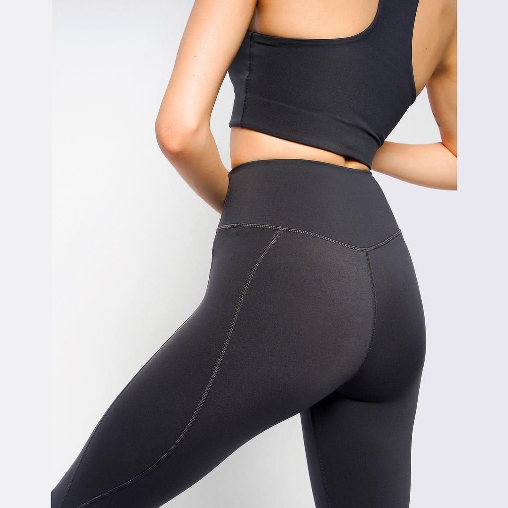 Quần tập gym yoga nữ cạp cao Carasix WLF25, quần legging nữ nâng mông tôn dáng